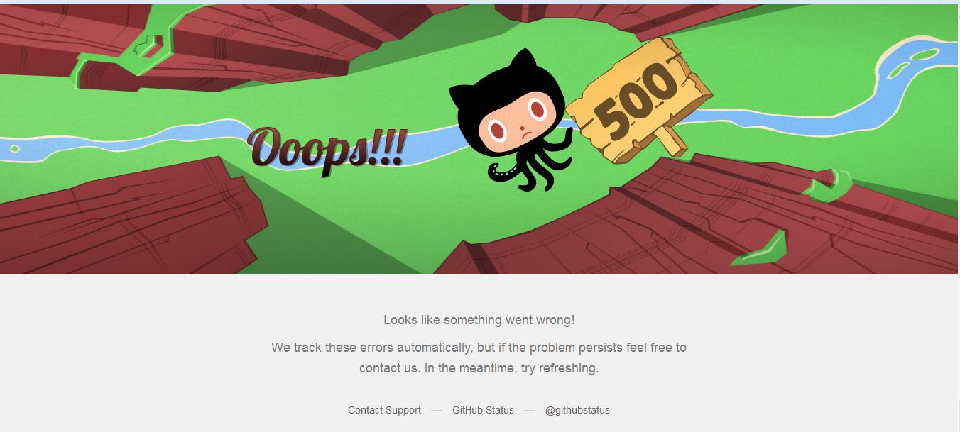 github-page-error