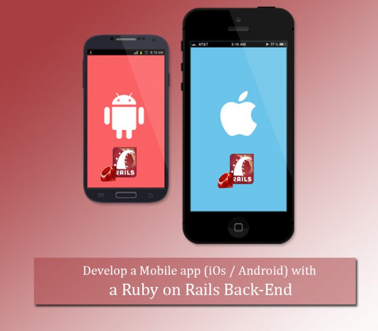 Develop a Mobile app (iOs Android) with a Ruby on Rails Back-End