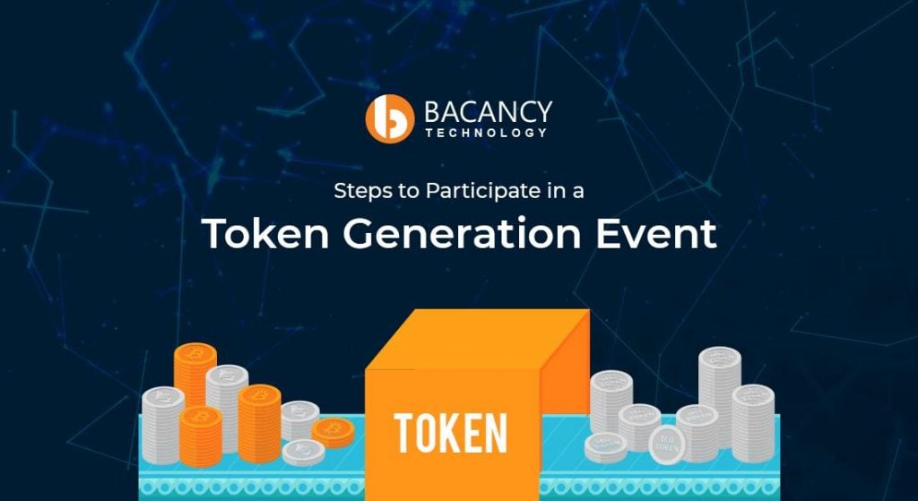 Steps to Participate in a Token Generation Event