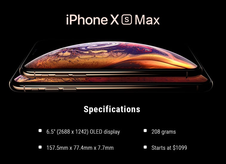iphone xs max 