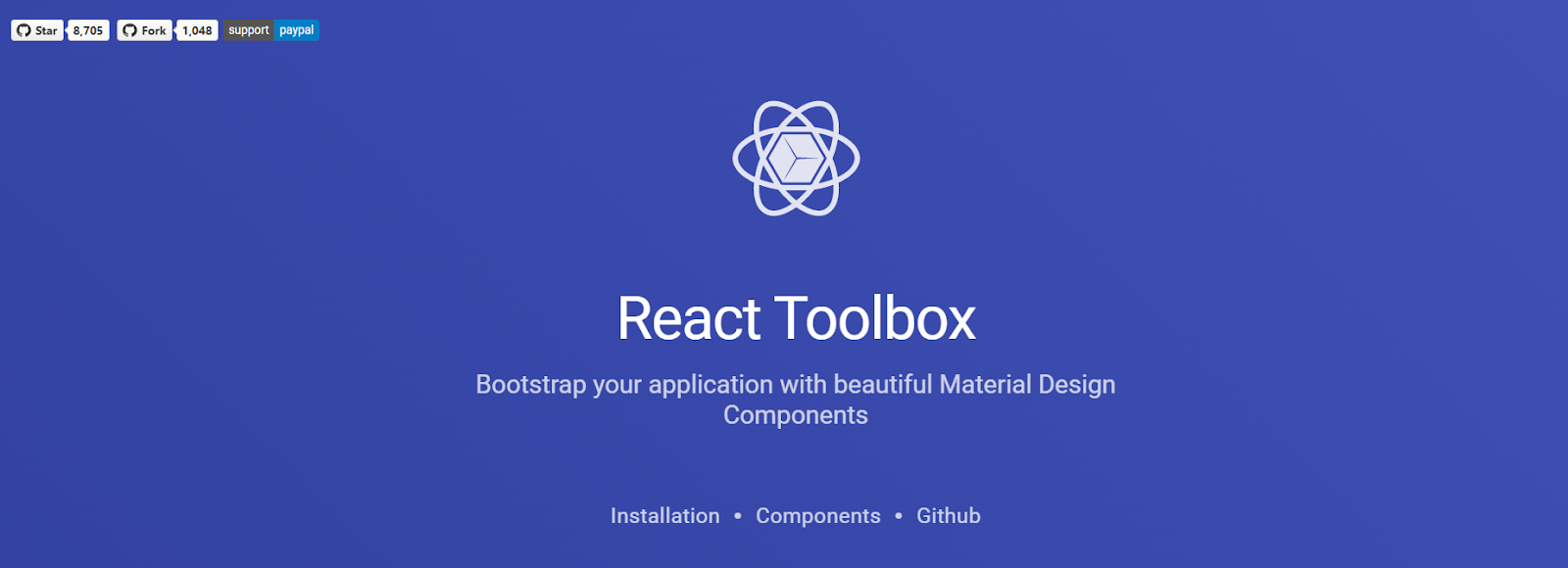 React Toolbox