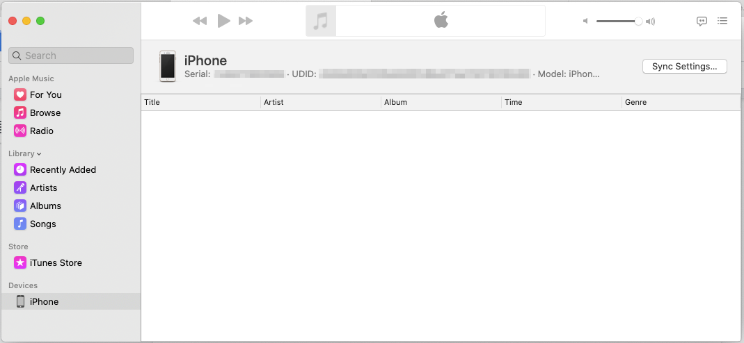 Get UDID of Your iPhone