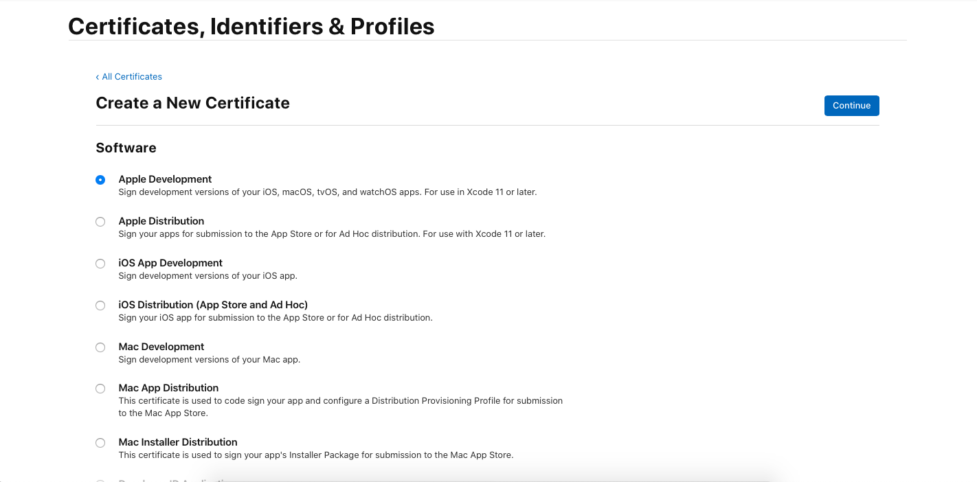 Certificates title