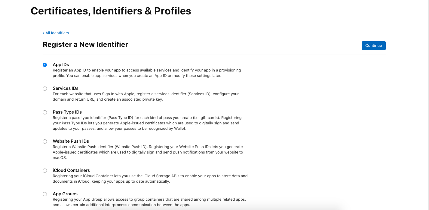 register app app