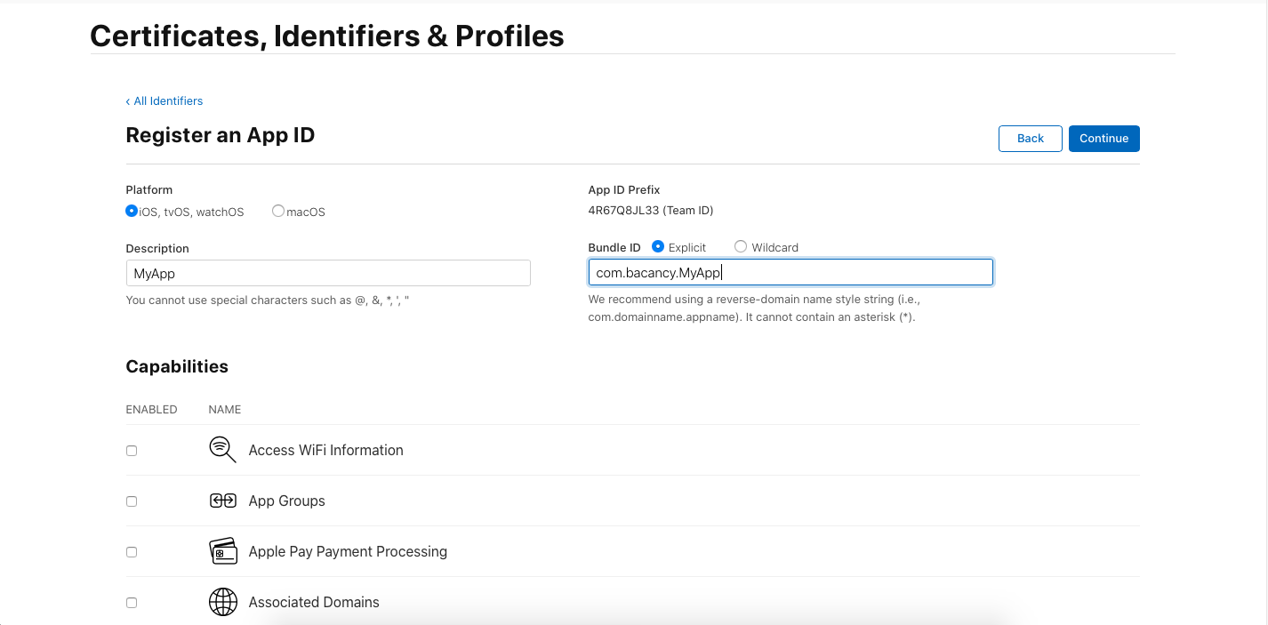 register an apple ID