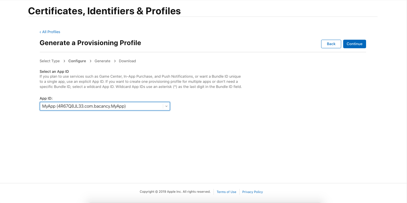 App ID in combinations