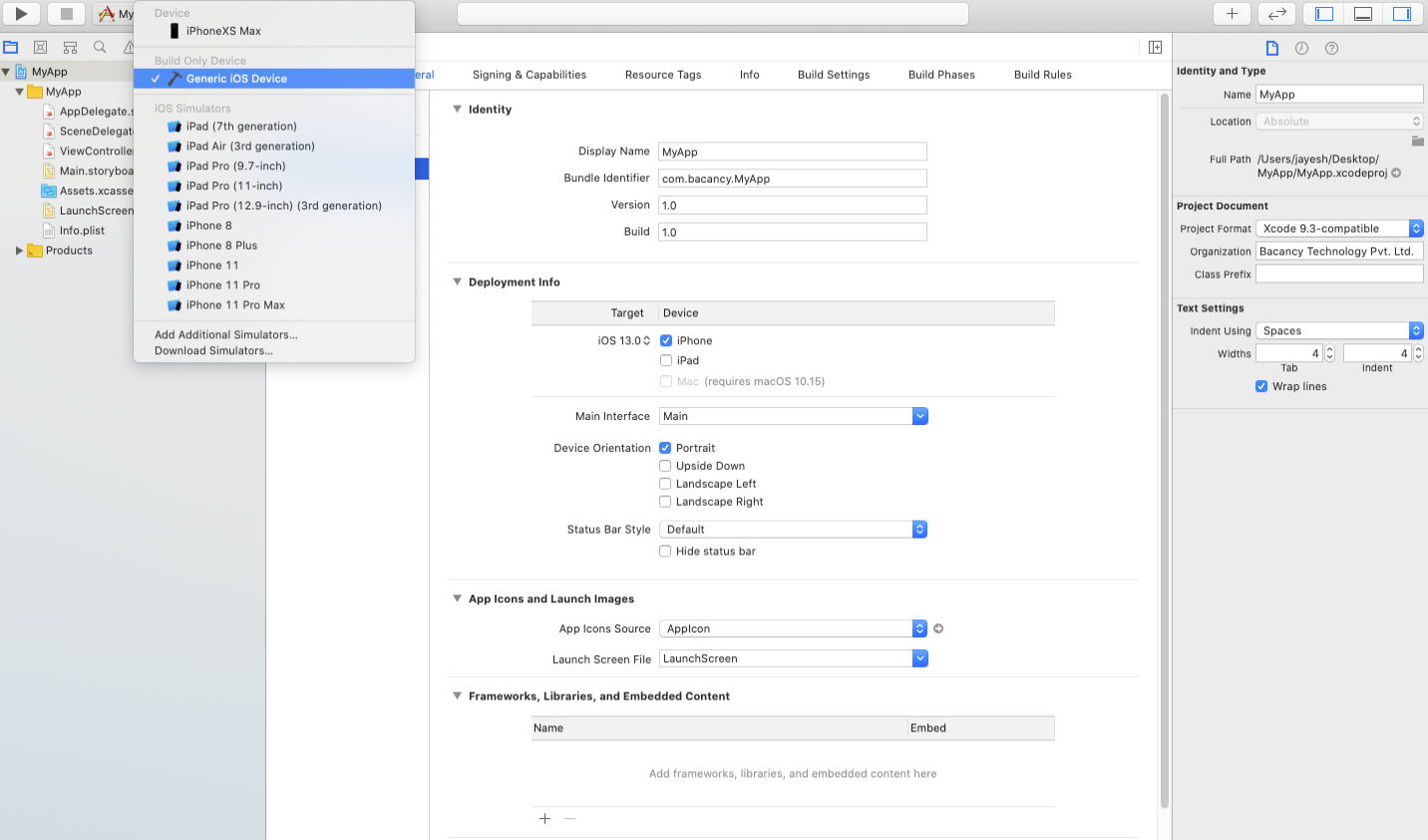  Get .ipa File for Development & Distribution