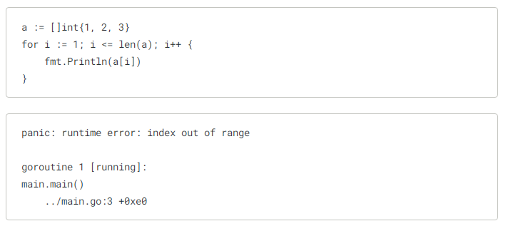 Index out of range