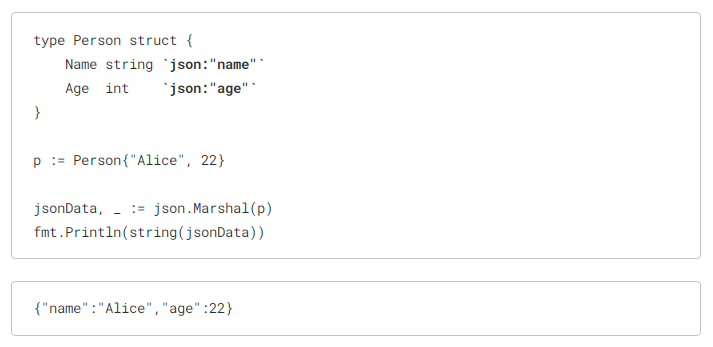 json data