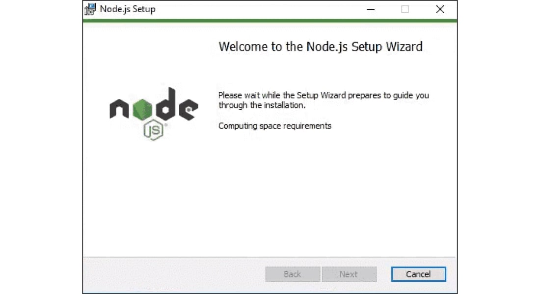 Node.js Setup Wizard