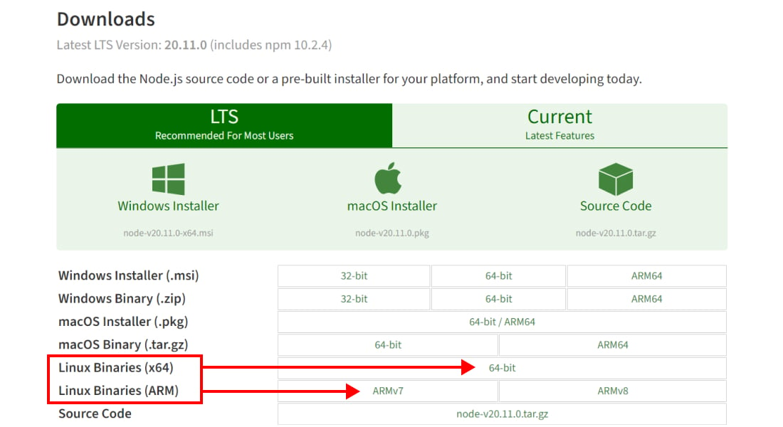 Use Binary Packages to Update your Node Application