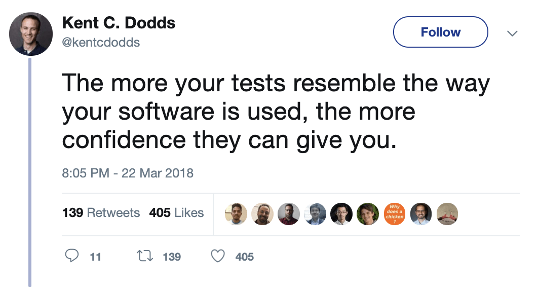 React Test Tweet