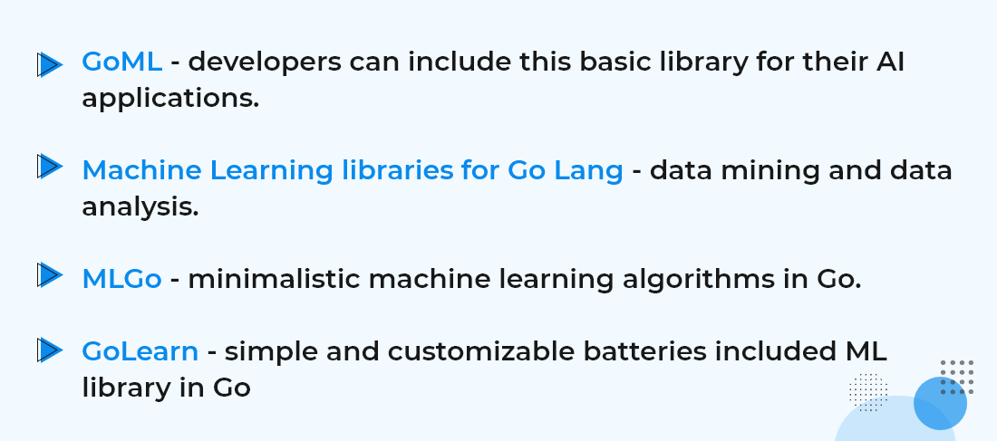 General Machine Learning libraries