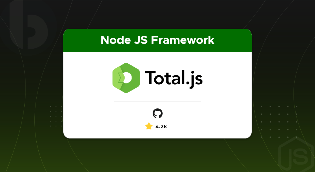 Totaljs framework