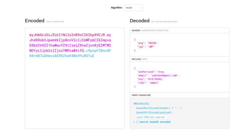 Verifying Golang JWT