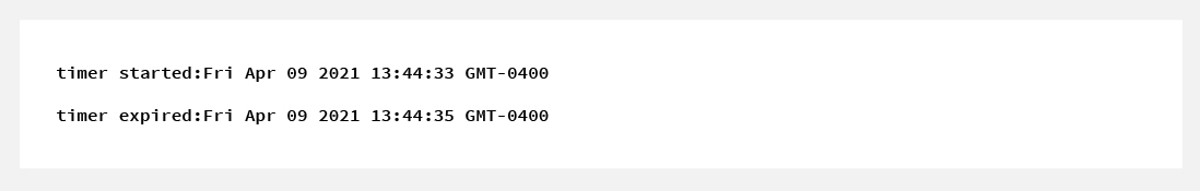 The Promise APIs Output