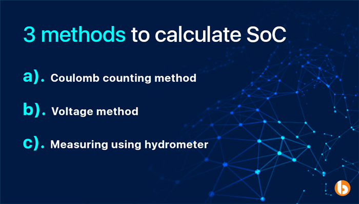3 methods to calculate SoC
