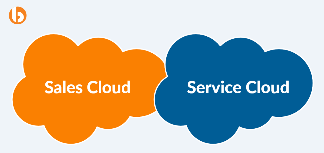 When would you choose Sales Cloud vs Service Cloud