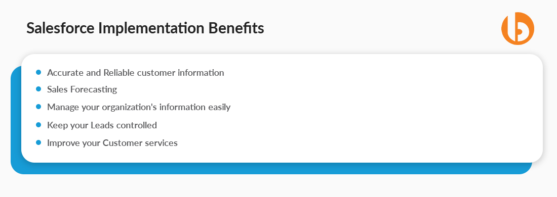 benefits of salesforce implementation