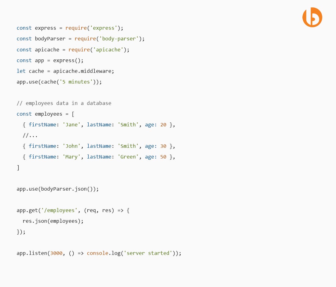 Performance optimization with Caching