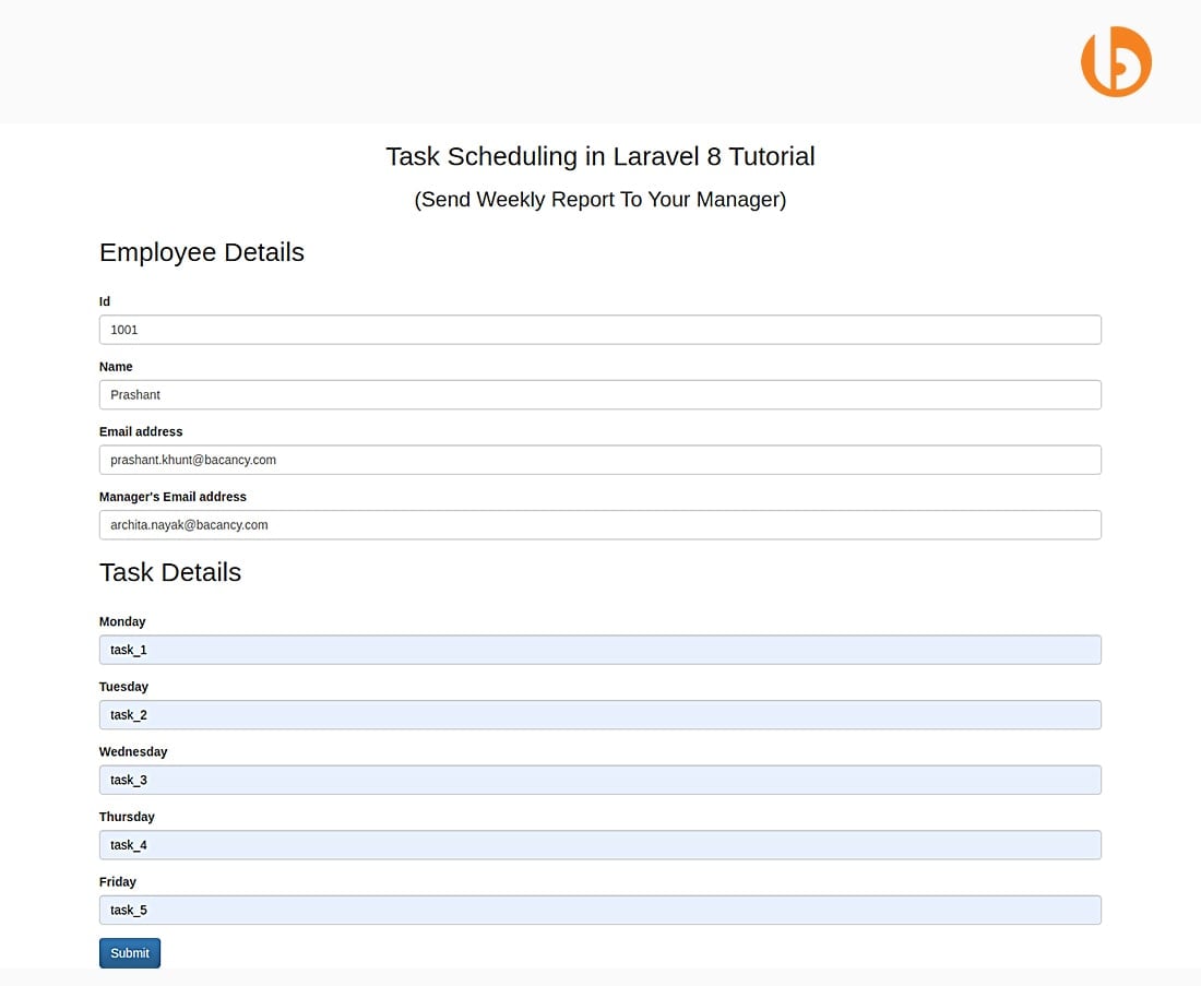 Task Scheduling in Laravel 8