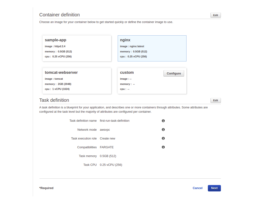 AWS ECS Tutorial