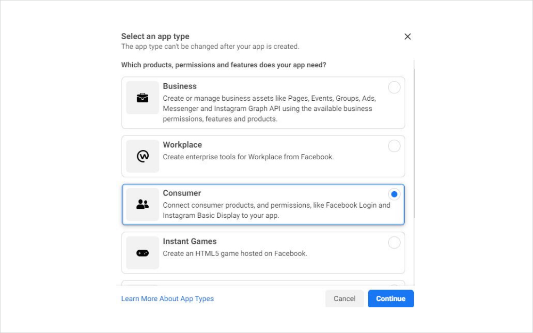 Creating Facebook Developer Account