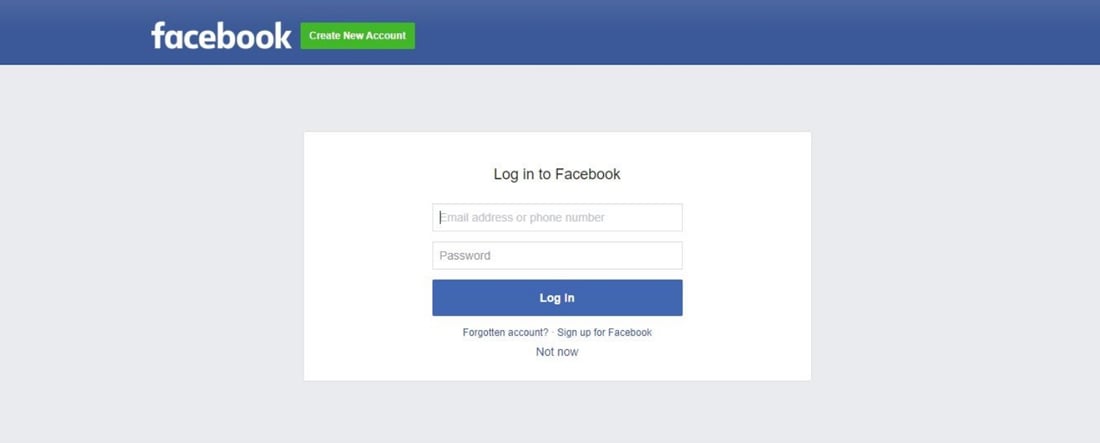 Facebook Login