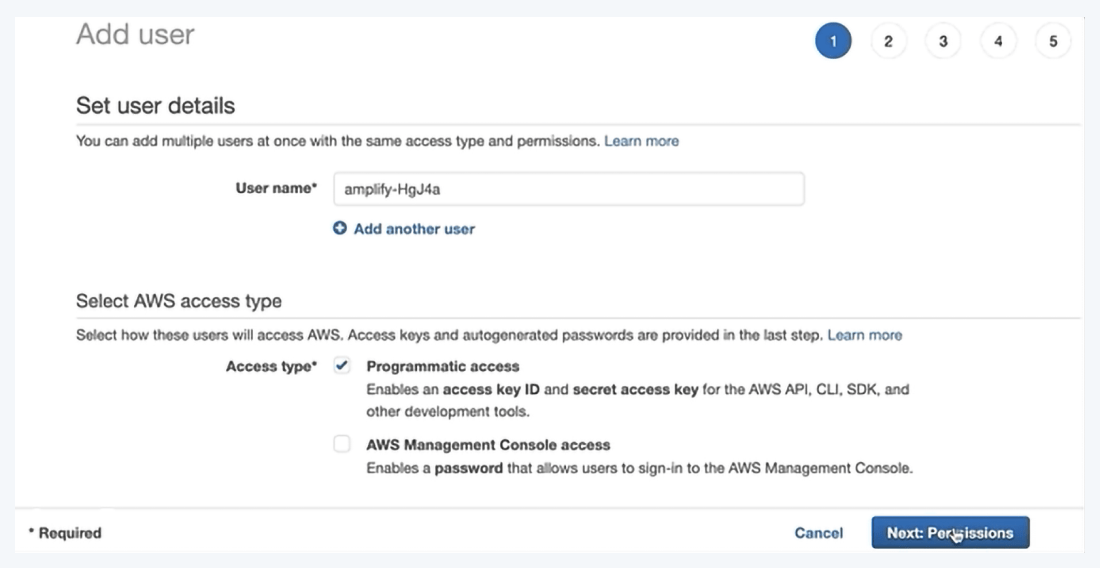 Authentication using aws amplify in Flutter