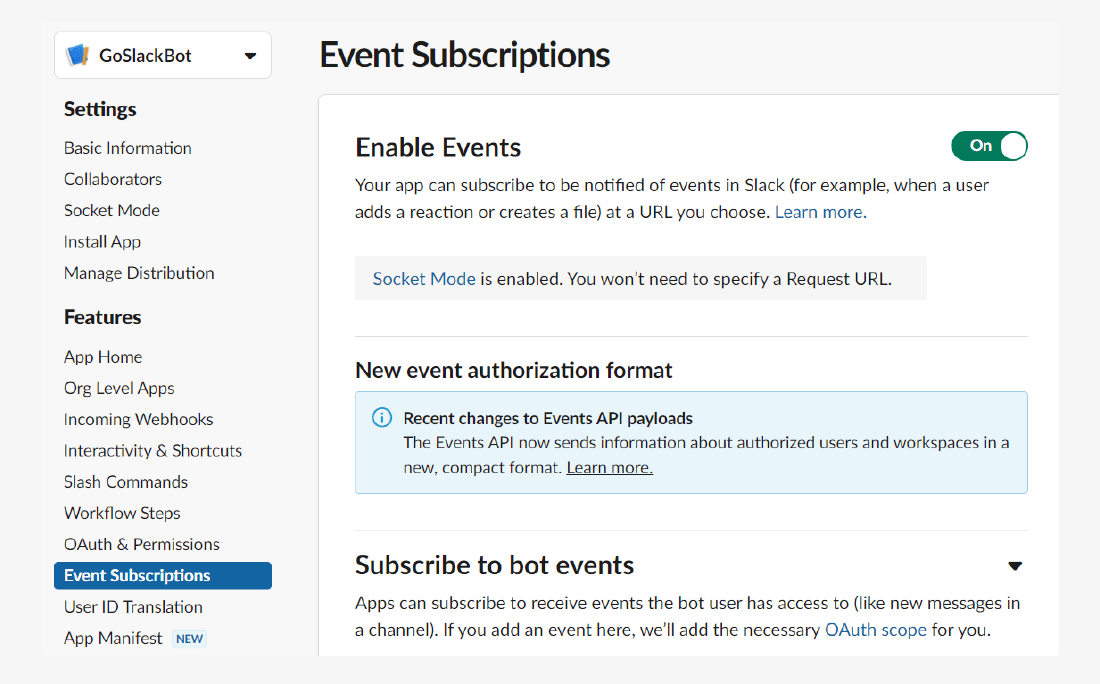Add Event Subscriptions