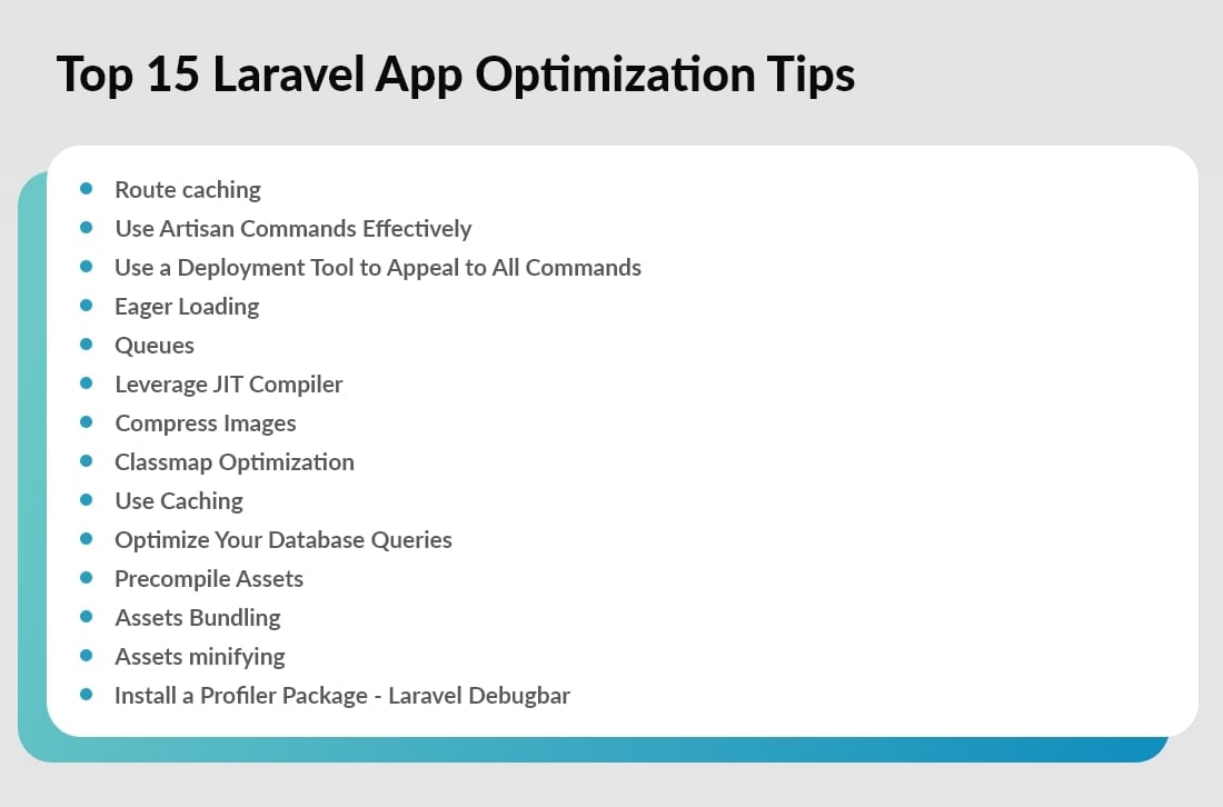 Laravel Performance Optimization Tips