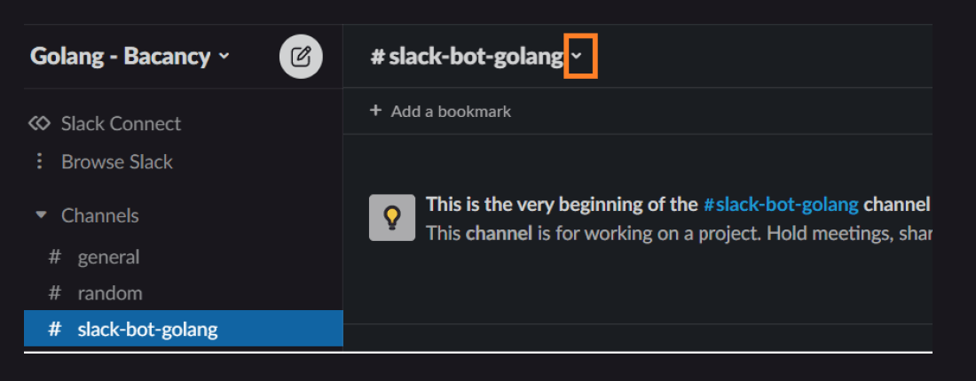 Slack Bot using Golang