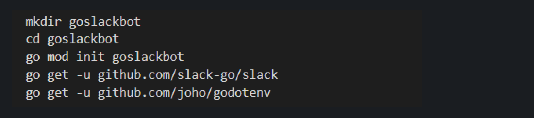 go slack package