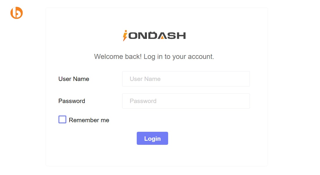 iondash login