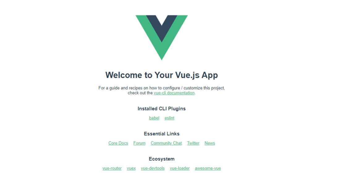 VueJs app UI