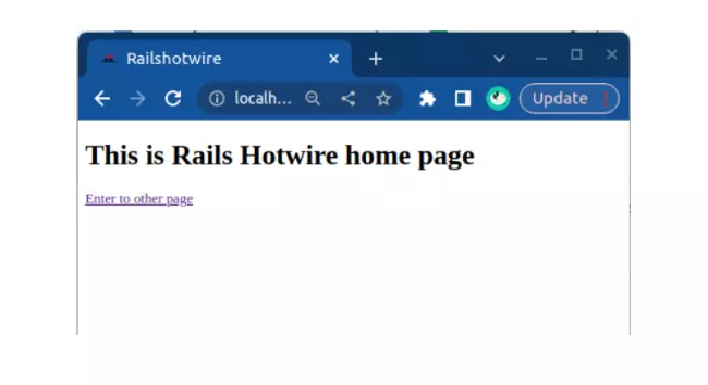 Rails Hotwire Home Page