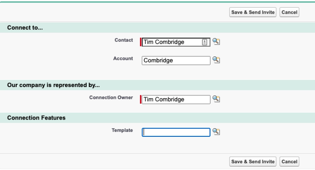 Establish the Salesforce to Salesforce Connection