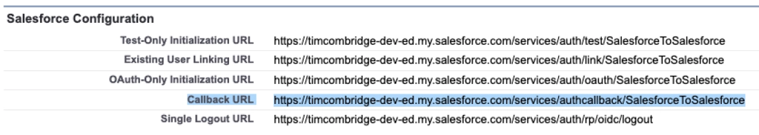 Salesforce Configuration