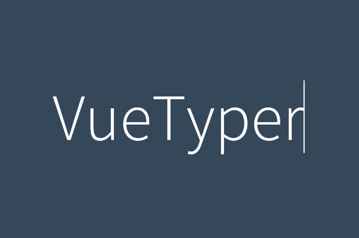 Vue-Typed-Animation