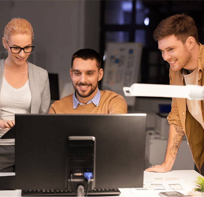 Bacancy n8n experts collaborating on workflow automation