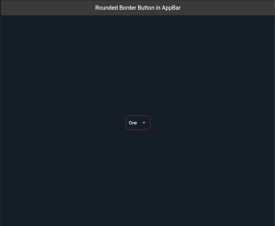 Rounded Border Button in AppBar