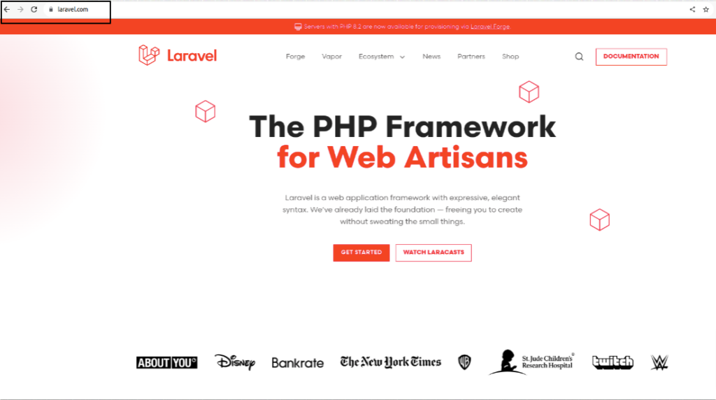 Example of Laravel URL