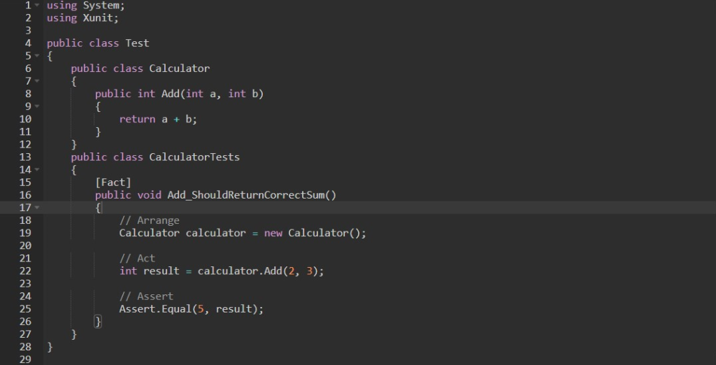 Understanding XUnit test results